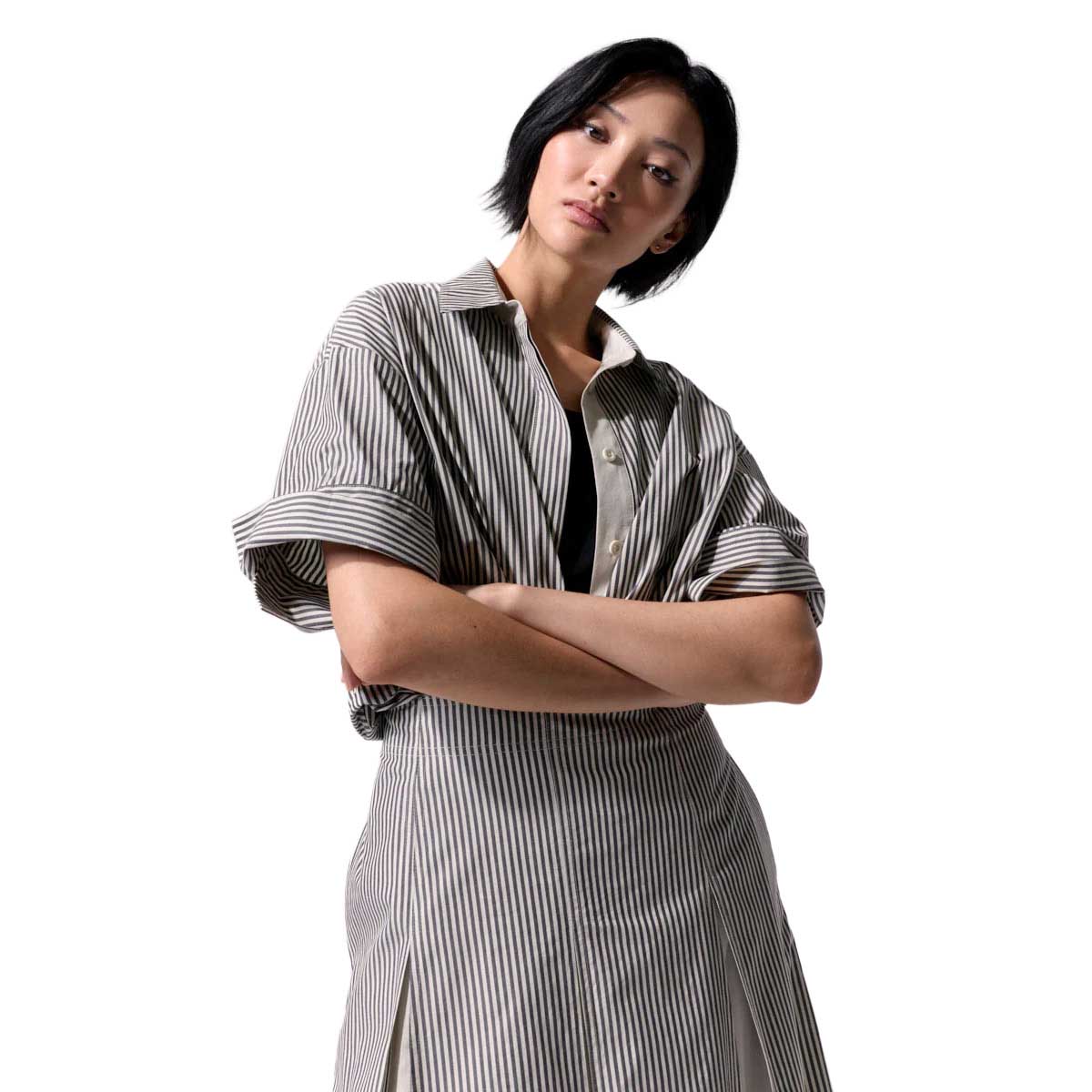 Marco Polo  Mono Stripe Overshirt